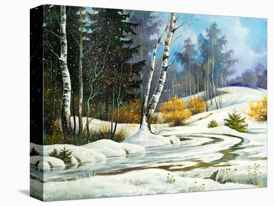 Winter Wood-balaikin2009-Stretched Canvas