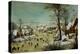 Winterlandscape (1601)-Pieter Brueghel the Younger-Premier Image Canvas