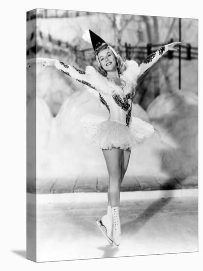 Wintertime, Sonja Henie, 1943-null-Stretched Canvas