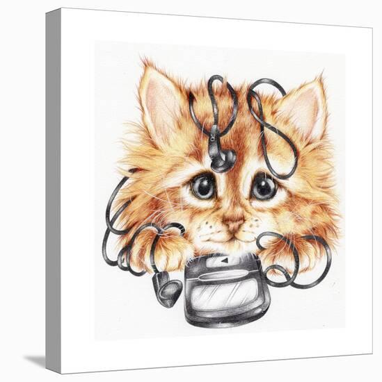 Wired Kitten-Karen Middleton-Premier Image Canvas