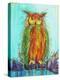 Wise Owl-Karrie Evenson-Stretched Canvas