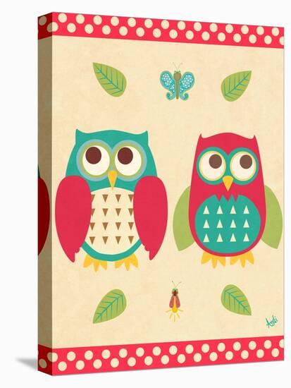 Wise Owls II-Andi Metz-Stretched Canvas