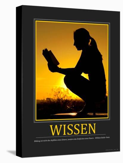 Wissen (German Translation)-null-Stretched Canvas