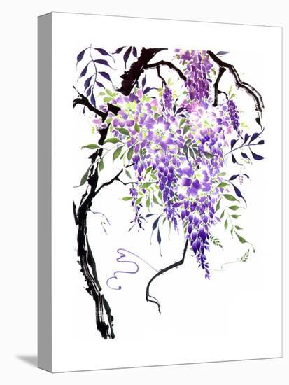 Wisteria Garden I-Nan Rae-Stretched Canvas