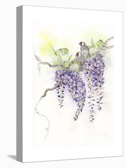 Wisteria-The Tangled Peacock-Premier Image Canvas