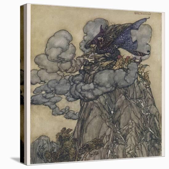 Witch Brews Storm-Arthur Rackham-Premier Image Canvas