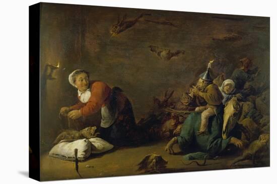 Witchcraft. Wood, 30 X 45 Cm-David Teniers the Younger-Premier Image Canvas