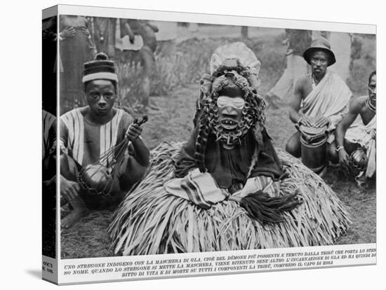 Witchdoctor of Southern Africa Encountered by the American Traveller William Seabrook-null-Premier Image Canvas