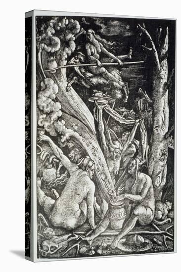 Witches at the Sabbath, Hans Baldung Grien, a History of Magic Published Late 19th Century-Hans Baldung Grien-Premier Image Canvas