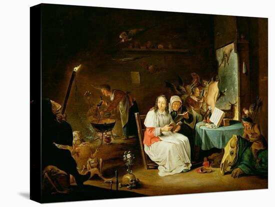 Witches Preparing for the Sabbat-David Teniers the Younger-Premier Image Canvas