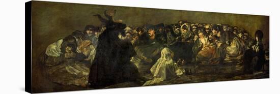 Witches' Sabbath (Acquelarre)-Francisco de Goya-Premier Image Canvas