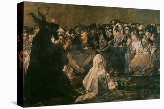 Witches' Sabbath (Black Painting), 1819 - 23, Mural Painted at Quinta Del Sordo (Detail)-Francisco de Goya-Premier Image Canvas