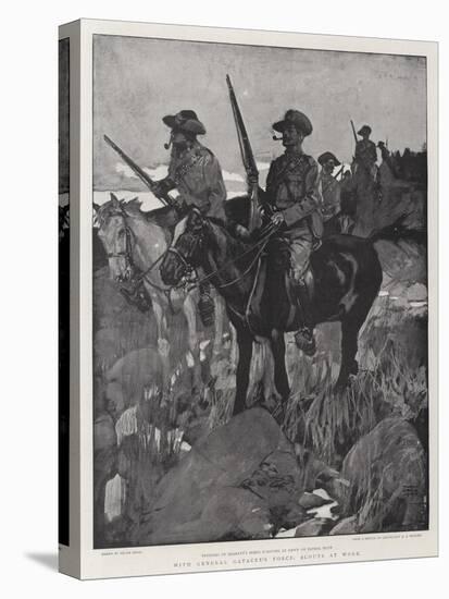 With General Gatacre's Force, Scouts at Work-Frank Craig-Premier Image Canvas