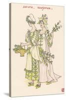 With Satureja Savory and Marjoram Personified-Walter Crane-Premier Image Canvas