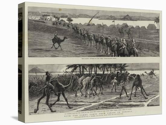 With the Camel Corps from Sarass to Dongola-Frederic Villiers-Premier Image Canvas