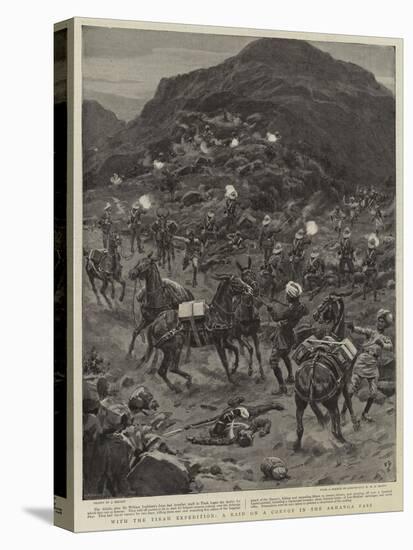 With the Tirah Expedition, a Raid on a Convoy in the Arhanga Pass-null-Premier Image Canvas