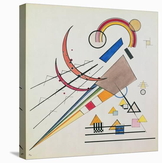 With the Triangle (W/C and Gouache)-Wassily Kandinsky-Premier Image Canvas