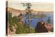 Wizard Island, Crater Lake, Oregon-null-Stretched Canvas