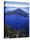 Wizard Island in Crater Lake, Crater Lake National Park, Oregon, USA-Charles Gurche-Premier Image Canvas