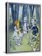 Wizard of Oz: Dorothy Oils the Tin Woodman's Joints-W.w. Denslow-Premier Image Canvas