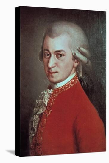 Wolfgang Amadeus Mozart, Austrian Composer, C1780-Johann Nepomuk della Croce-Premier Image Canvas