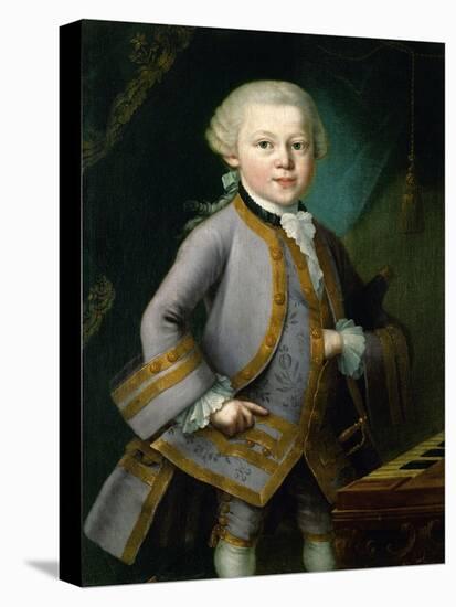 Wolfgang Amadeus Mozart in Royal Suite, 1763-Peter Anton Lorenzoni-Premier Image Canvas
