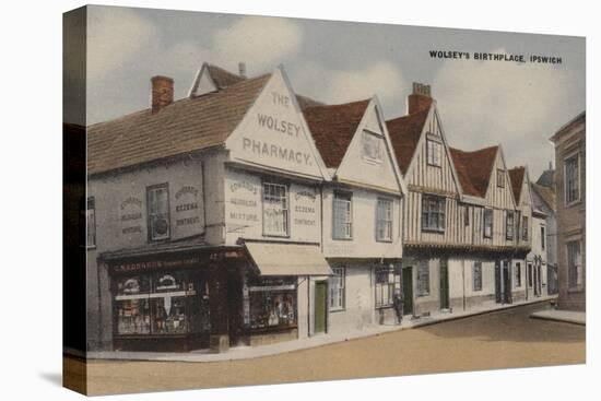 Wolsey's Birthplace, Ipswich-English Photographer-Premier Image Canvas