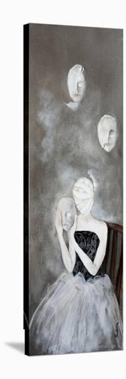 Woman and Masks, 2016-Susan Adams-Premier Image Canvas