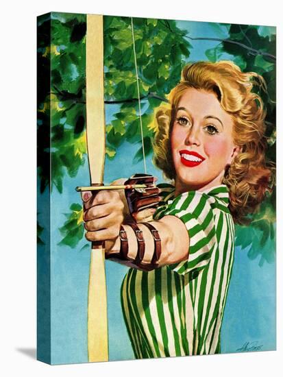 "Woman Archer," July 22, 1944-Alex Ross-Premier Image Canvas