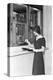 Woman at Bank Teller Window-Philip Gendreau-Premier Image Canvas