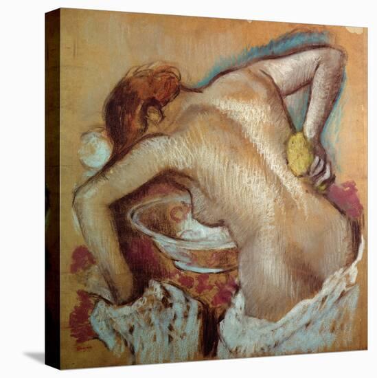 Woman at Her Toilet, C.1894 (Pastel)-Edgar Degas-Premier Image Canvas