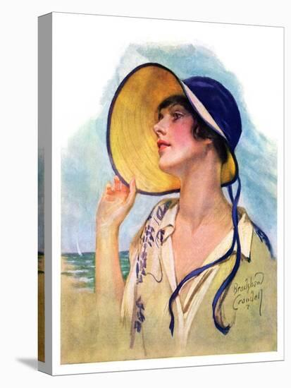 "Woman at the Shore,"August 20, 1927-Bradshaw Crandall-Premier Image Canvas
