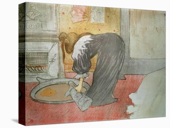 Woman at the Tub from 'Elles', 1896-Henri de Toulouse-Lautrec-Premier Image Canvas