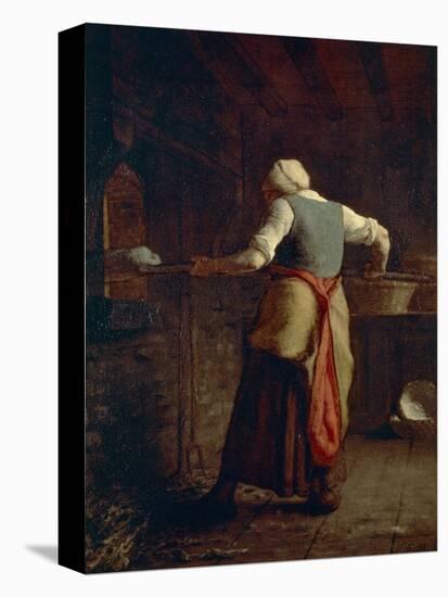 Woman Baking Bread-null-Premier Image Canvas