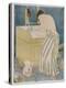 Woman Bathing, 1890-91-Mary Cassatt-Premier Image Canvas