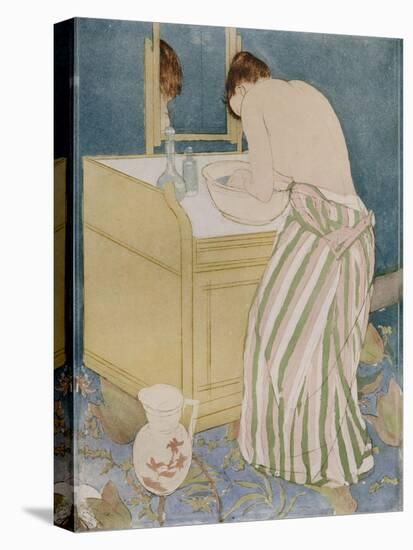 Woman Bathing, 1890-91-Mary Cassatt-Premier Image Canvas