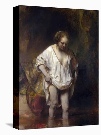 Woman Bathing in a Stream-Rembrandt van Rijn-Premier Image Canvas