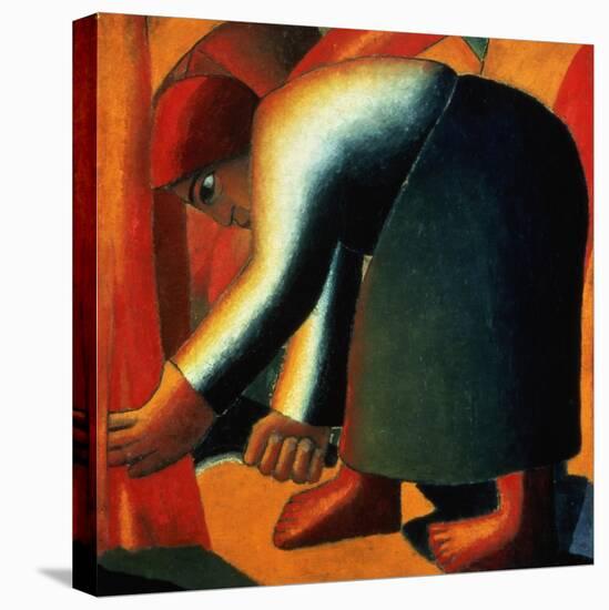 Woman Cutting, circa 1900-Kasimir Malevich-Premier Image Canvas