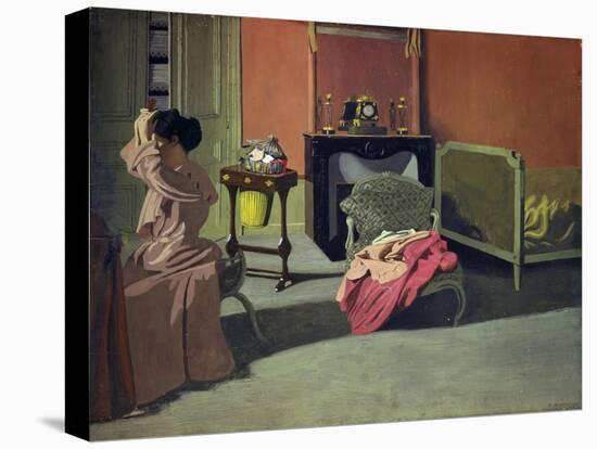 Woman Doing Her Hair-Felix Vallotton-Premier Image Canvas