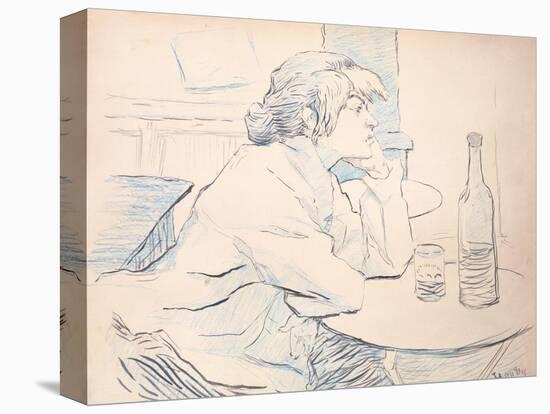 Woman Drinker, or the Hangover, 1889-Henri de Toulouse-Lautrec-Premier Image Canvas