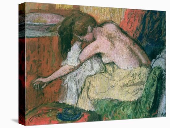 Woman Drying Herself, 1888-89-Edgar Degas-Premier Image Canvas