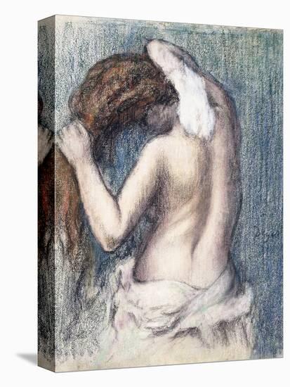 Woman Drying Herself (Femme s'essuyant). Ca. 1906-Edgar Degas-Premier Image Canvas