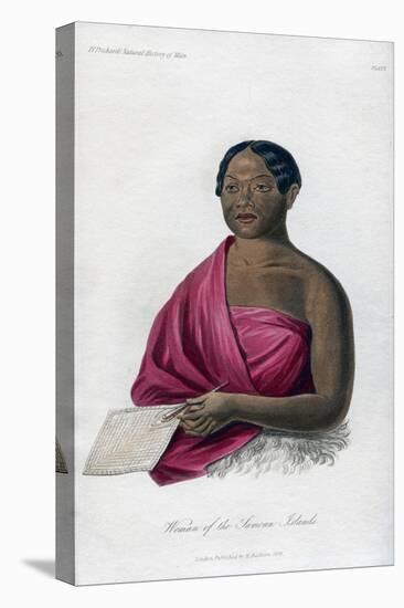 Woman from the Samoan Islands, 1848-null-Premier Image Canvas