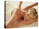 Woman Getting a Back Massage-null-Premier Image Canvas