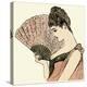 Woman Holding a Fan 1889-null-Stretched Canvas