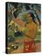 Woman, Holding Fruit (Where Do You Go?), 1893-Paul Gauguin-Premier Image Canvas