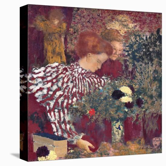 Woman in a Striped Dress by Edouard Vuillard-Edouard Vuillard-Premier Image Canvas