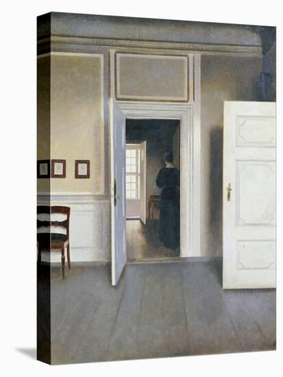 Woman in an Interior, Strandgrade 30, 1901-Vilhelm Hammershoi-Premier Image Canvas