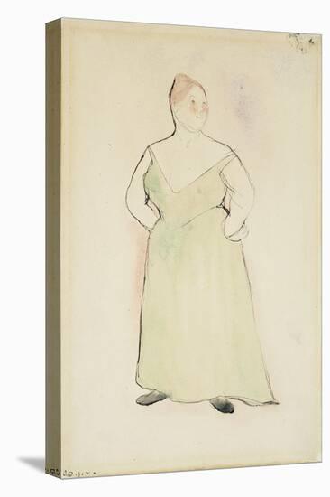 Woman in Evening Dress, 1912-Charles Demuth-Premier Image Canvas