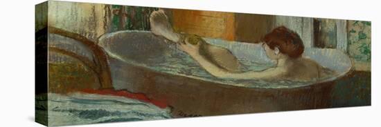 Woman in Her Bath, Washing a Leg, 1883-1884-Edgar Degas-Premier Image Canvas